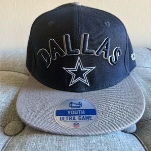 NWT Ultra Game Youth Dallas Cowboys Blue NFL Baseball Cap Kids Hat